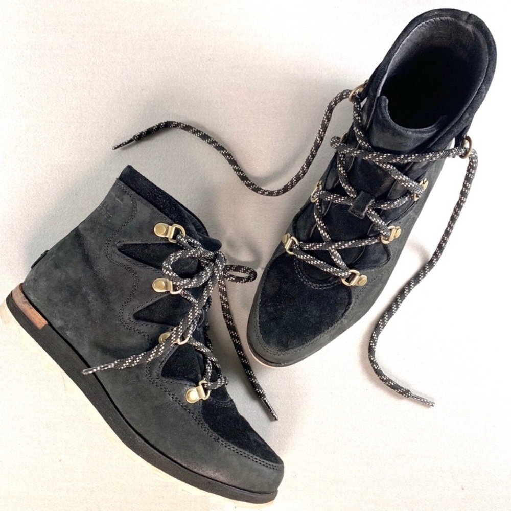 SOREL Sneakchic Alpine suede & leather ankle boots